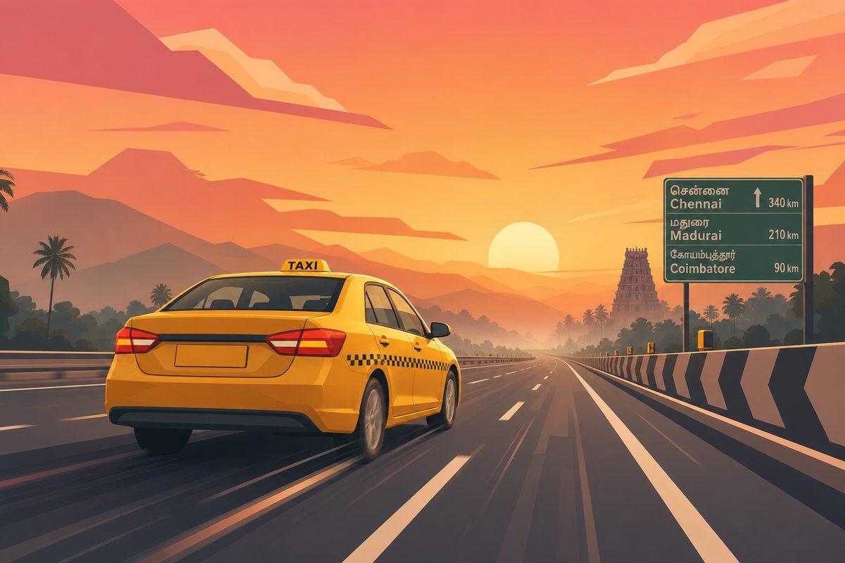 Early morning highway departure