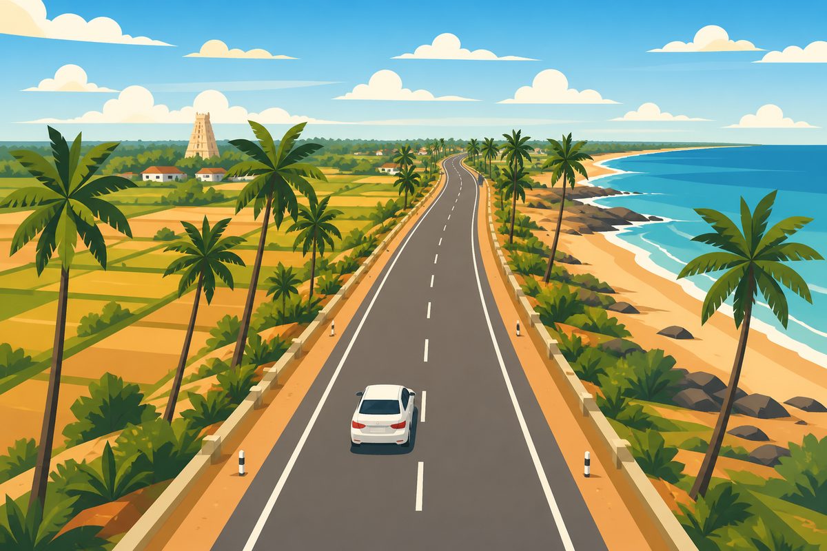 Palani ghat road winding climb