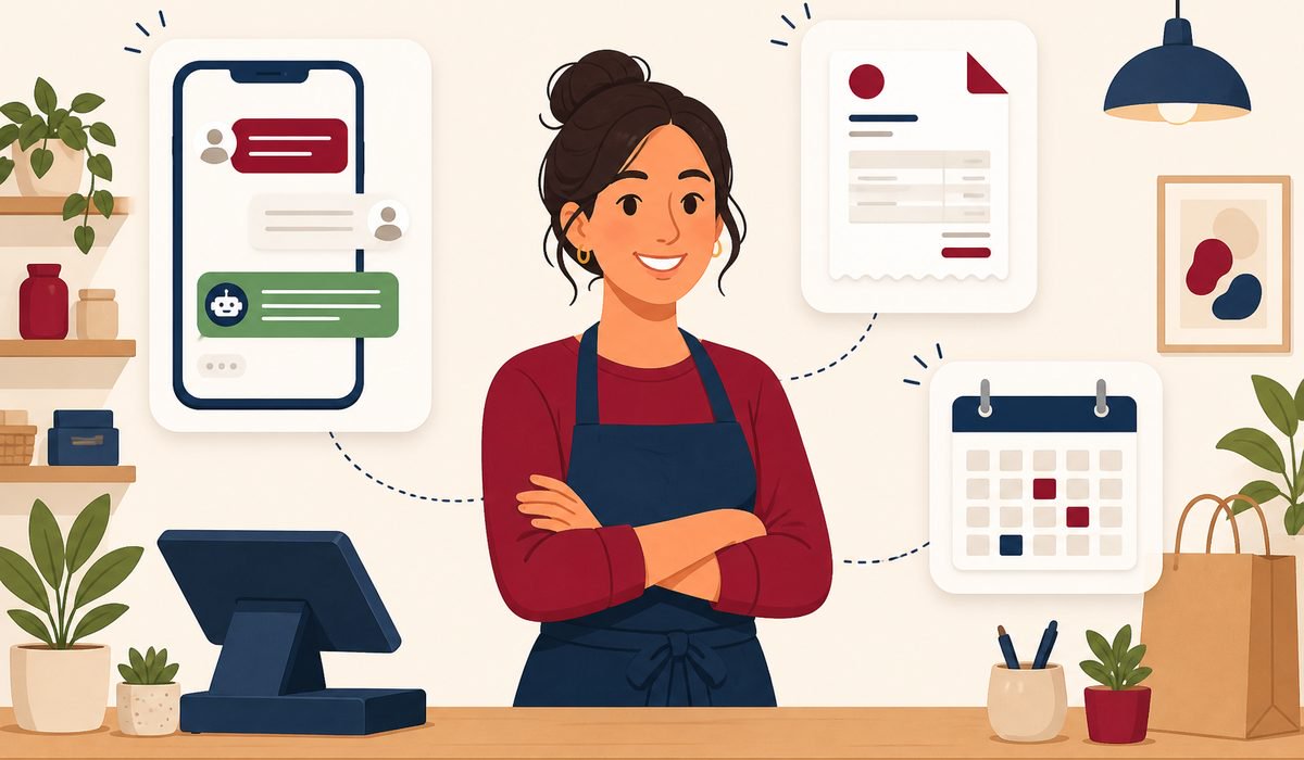 Small business tasks getting automated with simple AI tools
