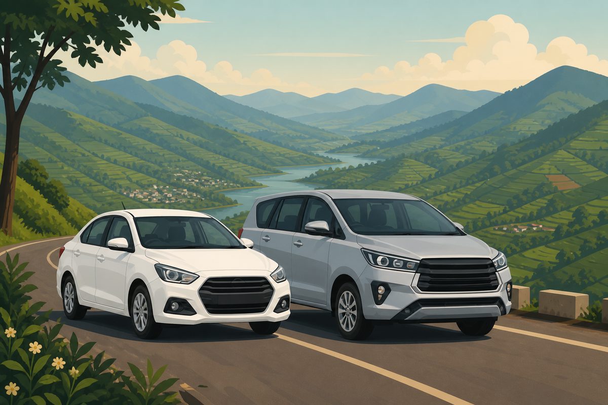 Sedan versus SUV fare comparison
