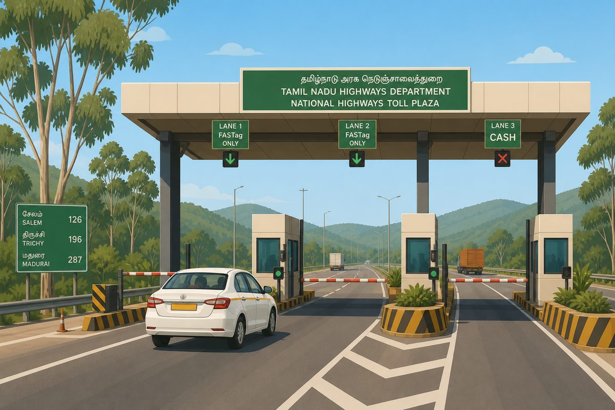 Kodaikanal Lake arrival by taxi