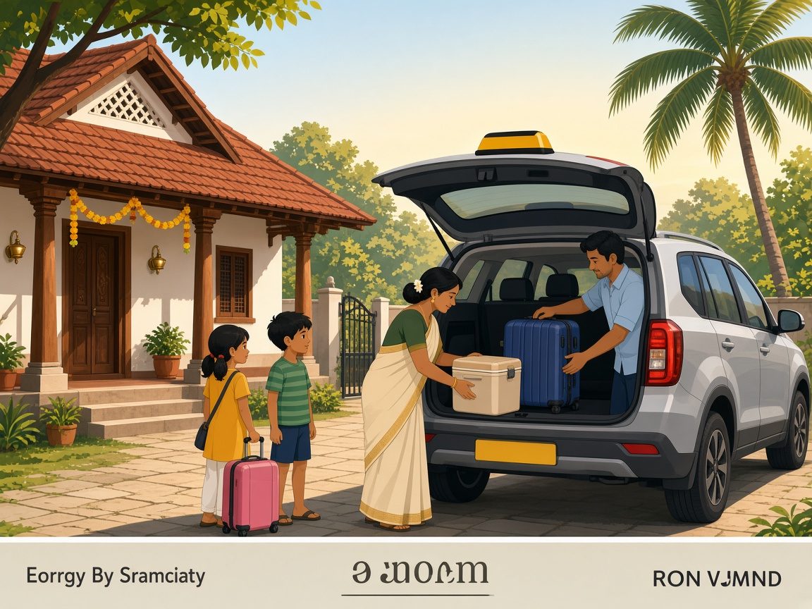 Family loading luggage into SUV
