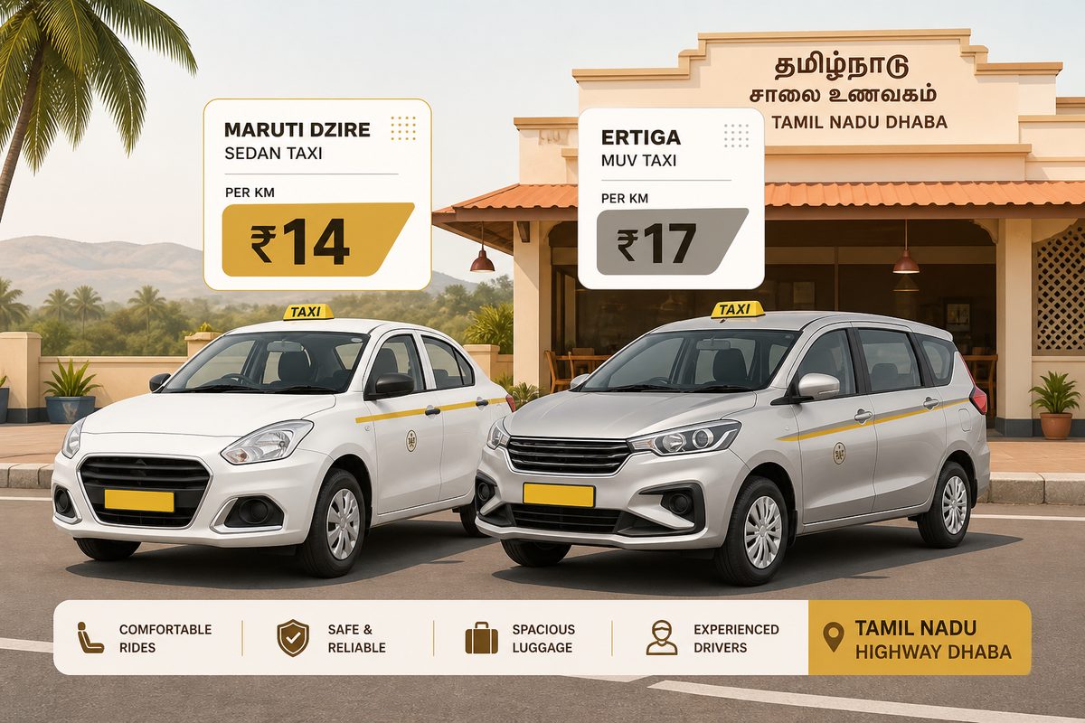 Sedan vs MUV fare comparison